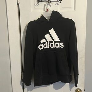 Size medium black adidas hoodie